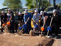 Downtown Campus digging for construction